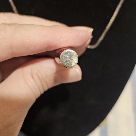 NOT FOR SALE!!!       Gucci Silver Bamboo Necklace - Picture 4 of 8